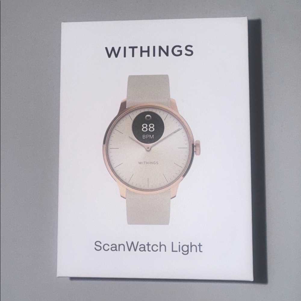 ScanWatch Light - Gold and Cream